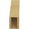 Ekena Millwork 5-inch W x 12-inch D x 16-inch H Del Monte Rough Cedar Woodgrain TimberThane Knee Brace, Primed BRCUR05X12X16DELRCPR - alternate 6